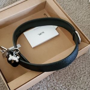 Coach large dog collar